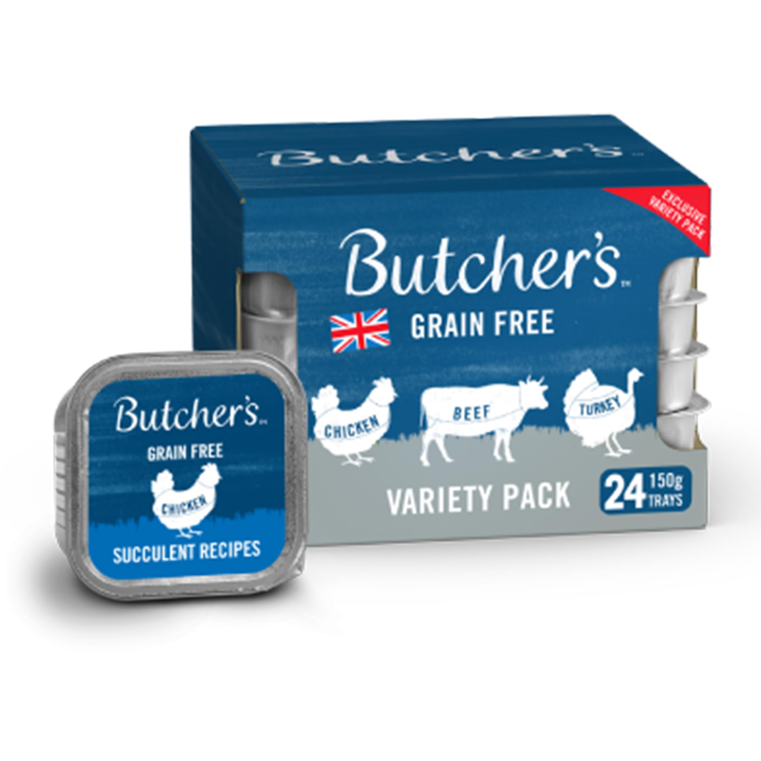 Butcher's 24 Variety Trad & Succulent 24 x 150g : Amazon.co.uk